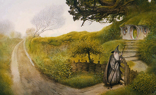 Gandalf Returns to Bag End